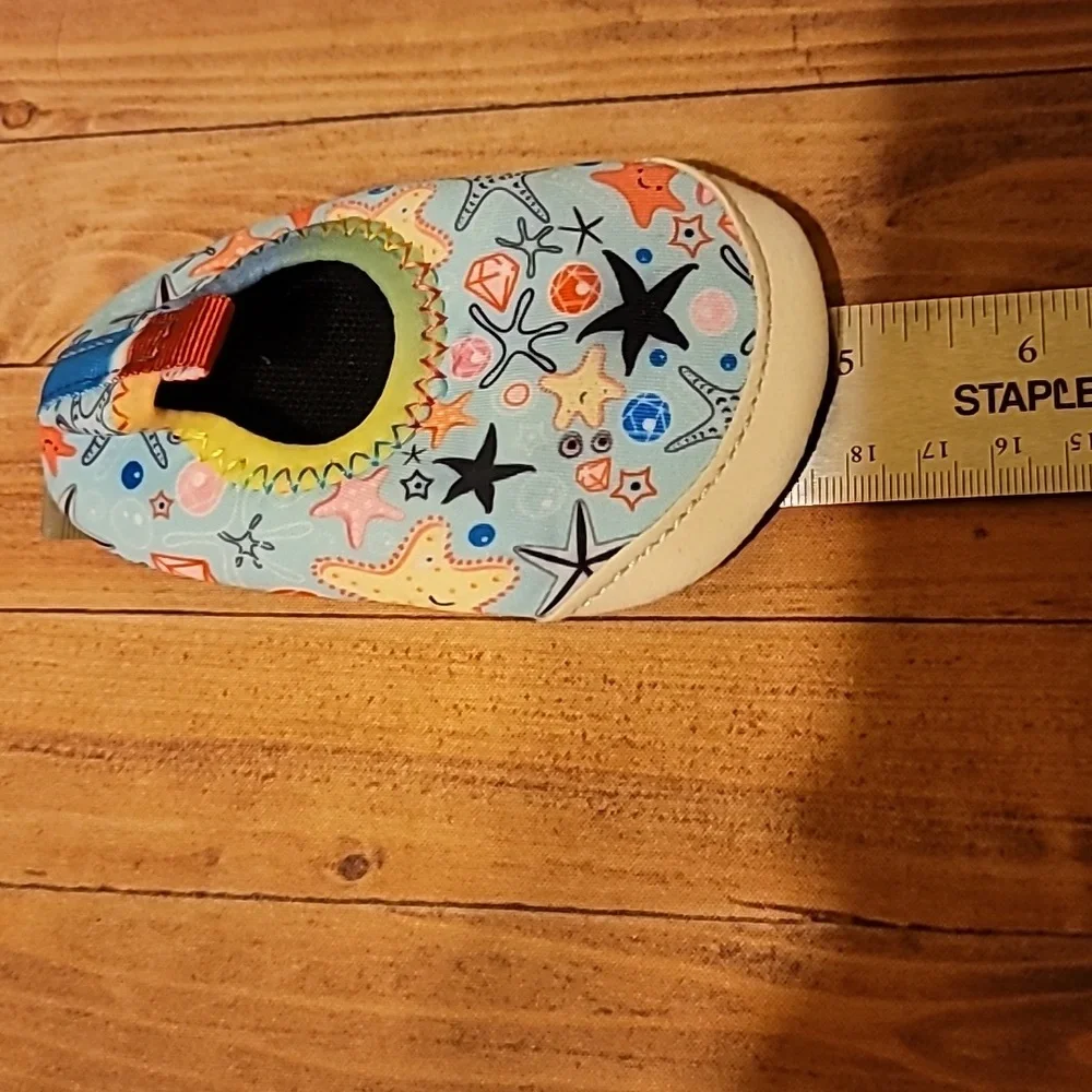 Water/Multi-Purpose Non-Slip Rubber Bottom Unisex Starfish Slipon Shoes for Baby